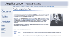 Desktop Screenshot of angelikalanger.com