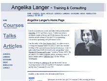 Tablet Screenshot of angelikalanger.com